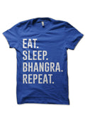 Eat Sleep Bhangra Repeat Royal Blue T-Shirt Hoodie, Sweatshirt | CoreVibeTees.com