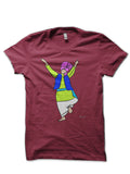 Bhangra Dancer Green Maroon T-Shirt Hoodie, Sweatshirt | CoreVibeTees.com