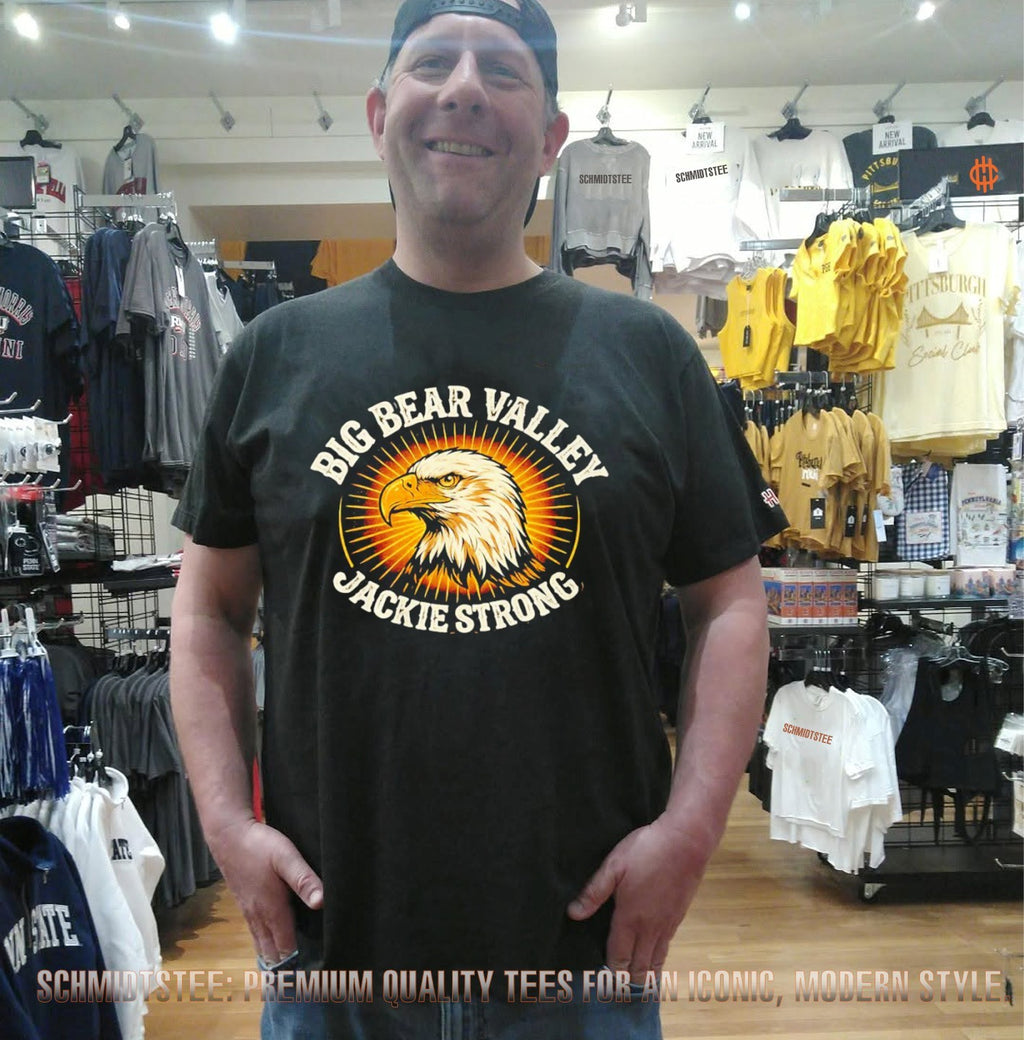 Big Bear Valley Bald Eagle Wildlife Graphic Shirt