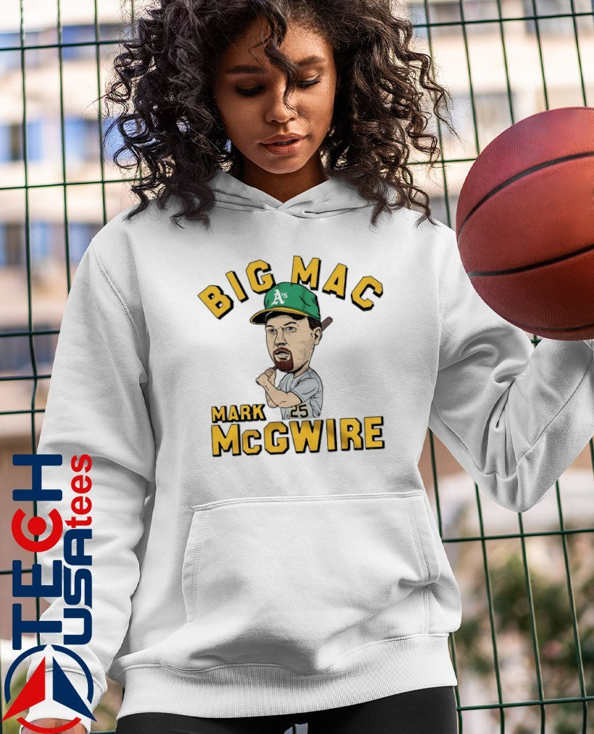 Big Mac Mark McGwire Oakland Athletics superstar caricature shirt