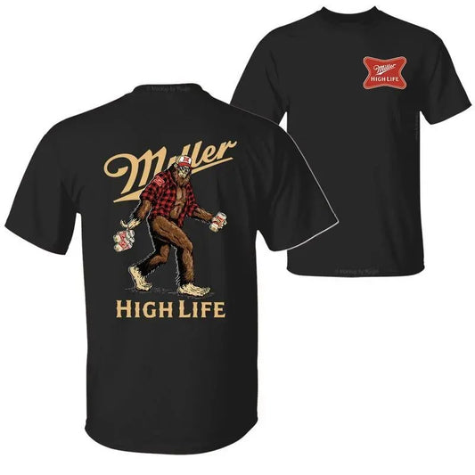 Bigfoot Miler High Life T-Shirt Hoodie 2 Sided Graphic Top