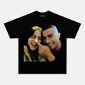 Billie eilish & Cristiano Ronaldo TEE. 7.8 Hoodie, Sweatshirt | CoreVibeTees.com (Image 1)