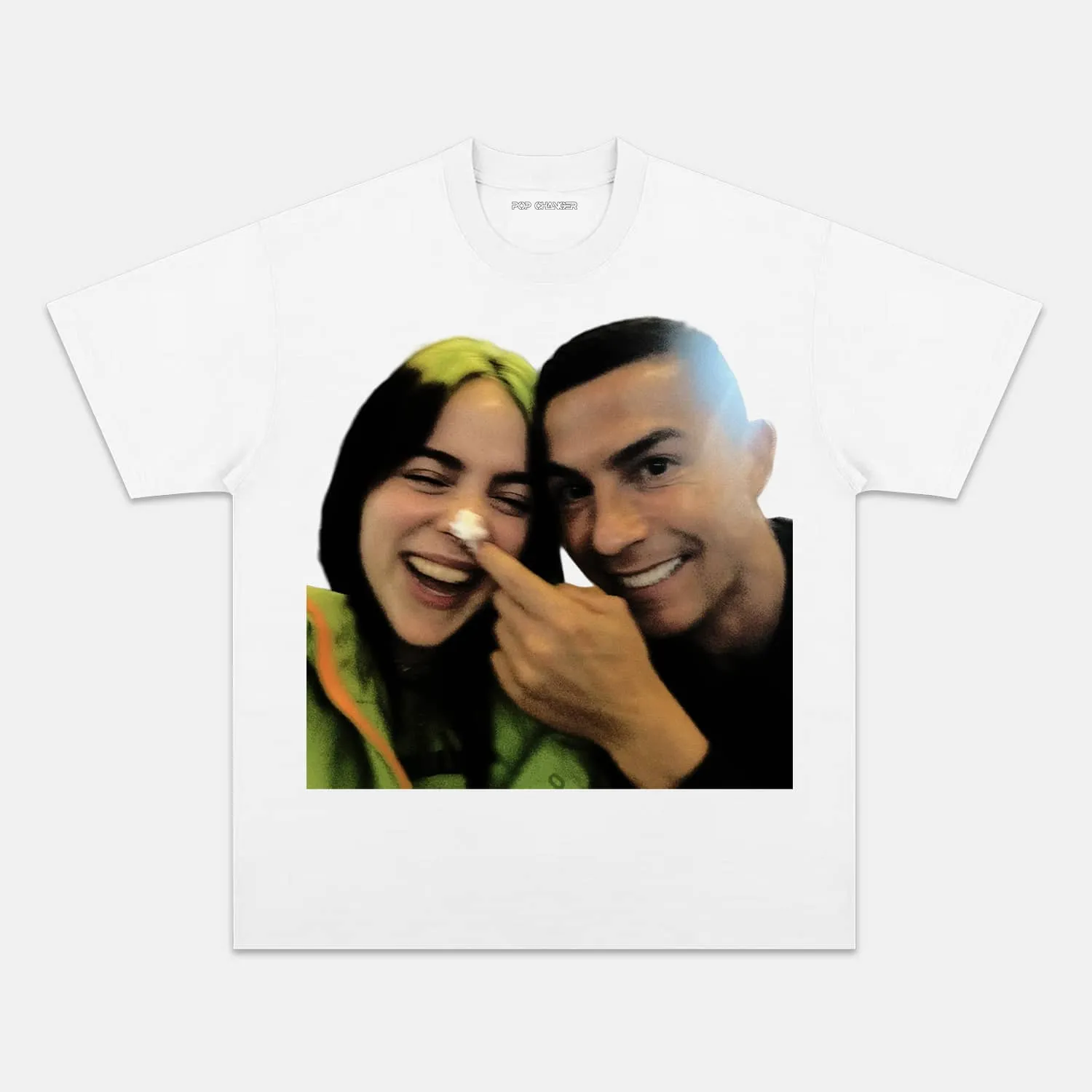 Billie eilish & Cristiano Ronaldo TEE. 7.8 Hoodie, Sweatshirt | CoreVibeTees.com (Image 4)