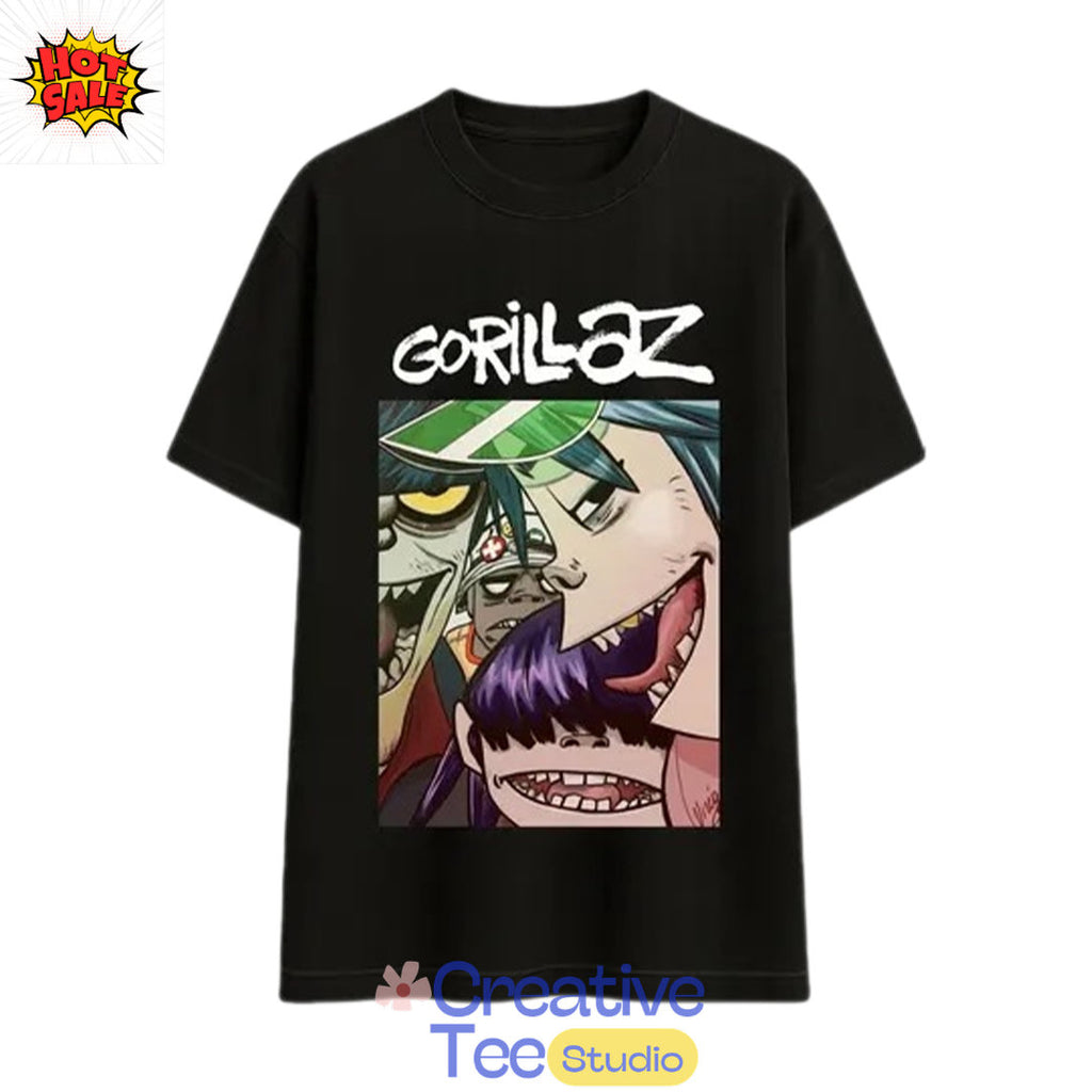 Billie Eilish Gorillaz Band T-Shirt