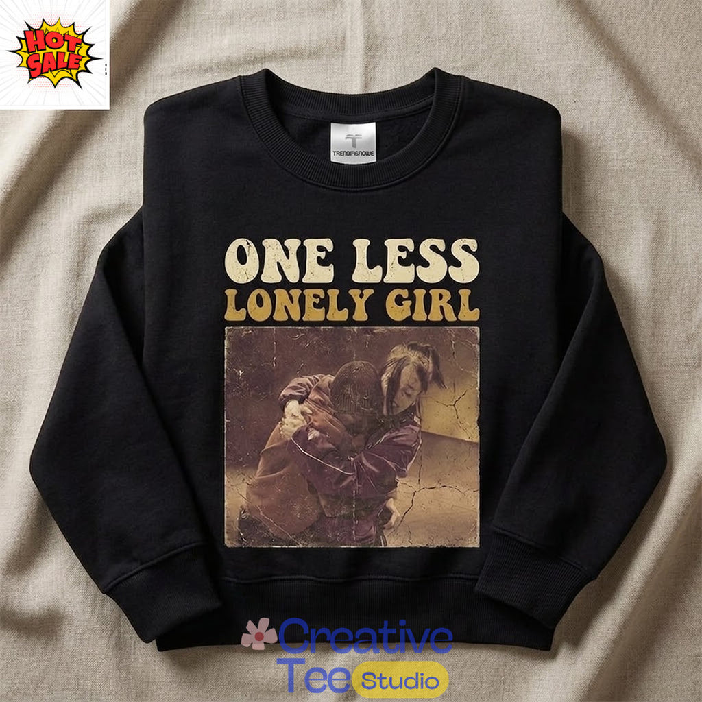 Billie Eilish Justin Bieber One Less Lonely Girl Vintage T-Shirt 2026