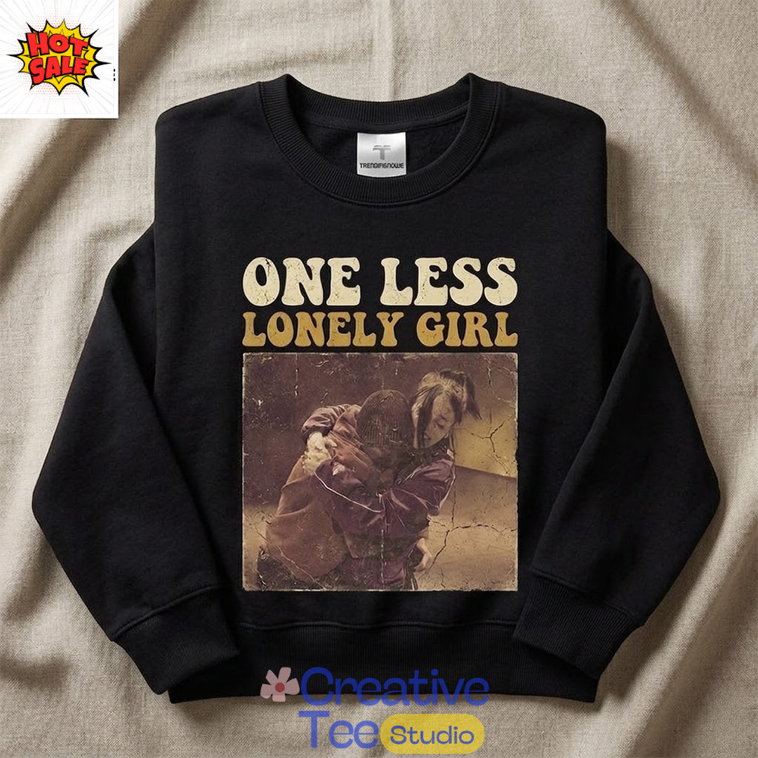 Billie Eilish Justin Bieber One Less Lonely Girl Vintage T-Shirt 2026