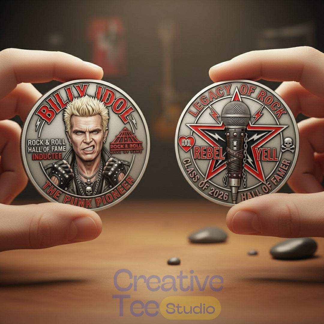 Billy Idol 2026 Rock & Roll Hall of Fame Commemorative Coin