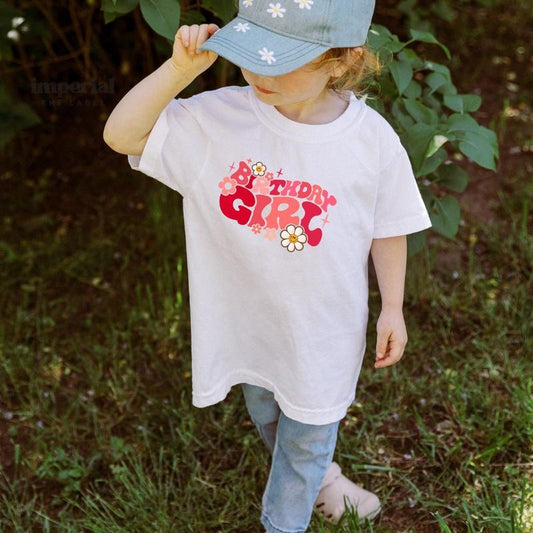 Birthday Girl Youth Sweatshirt and Kid's Comfort Colors T-Shirt, Cute Youth Crewneck, Celebration Kids Pullover, Cozy Birthday Outfit, Trendy Kids Apparel, Youth Sweatshirtstyle{n002}2