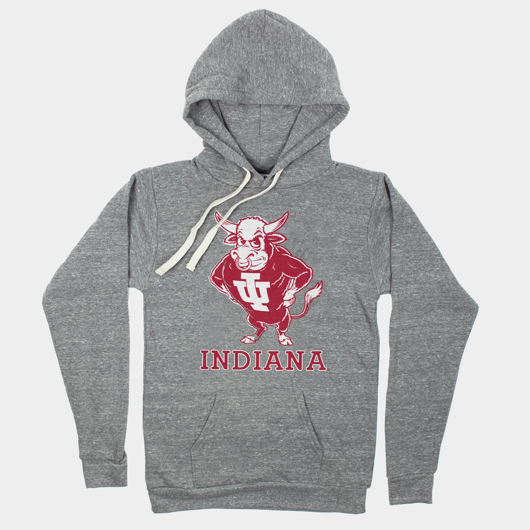 Vintage IU Hoosiers Bison Mascot Hoodie Style001 T-Shirts, Sweatshirt | CoreVibeTees.com