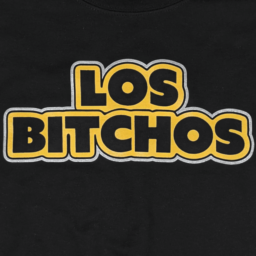 Bitchos Logo Black Sweatshirt by Olya Dyer T-Shirts, Hoodie | CoreVibeTees.com (Image 2)