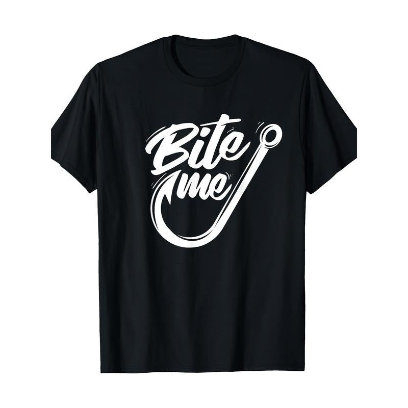 Bite Me - Angler Fish Lover Angler Angler 100% Cotton T-shirt Made in USA