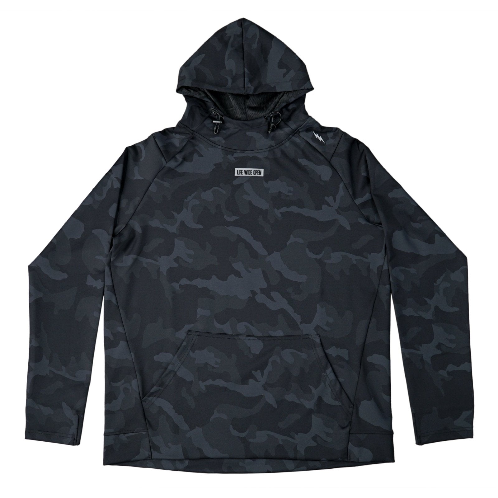 Black Camo Performance Hoodie T-Shirts, Sweatshirt | CoreVibeTees.com (Image 1)