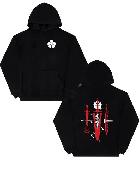 Black Clover 5, Anime shirt, Unisex Crewneck Basic T-Shirt T-shirt Hoodies & Sweatshirts Sweatshirt, Hoodie, Comfort Colors