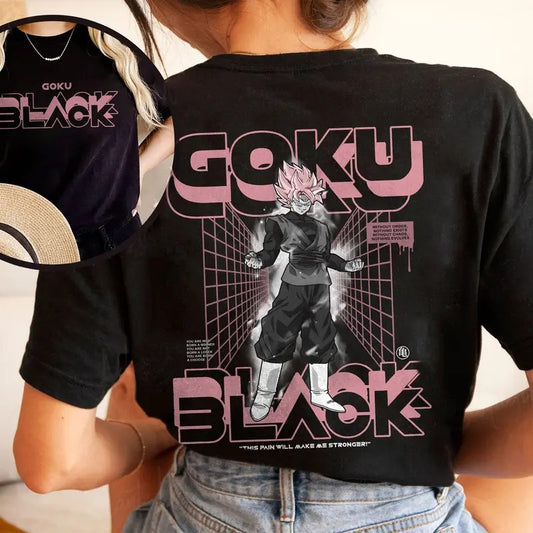 Black Goku T-shirt, Anime Lovers Sweatshirt Hoodie A1