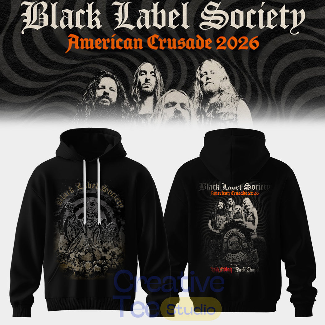 Black Label Society American Crusade Tour 2026 Hoodie