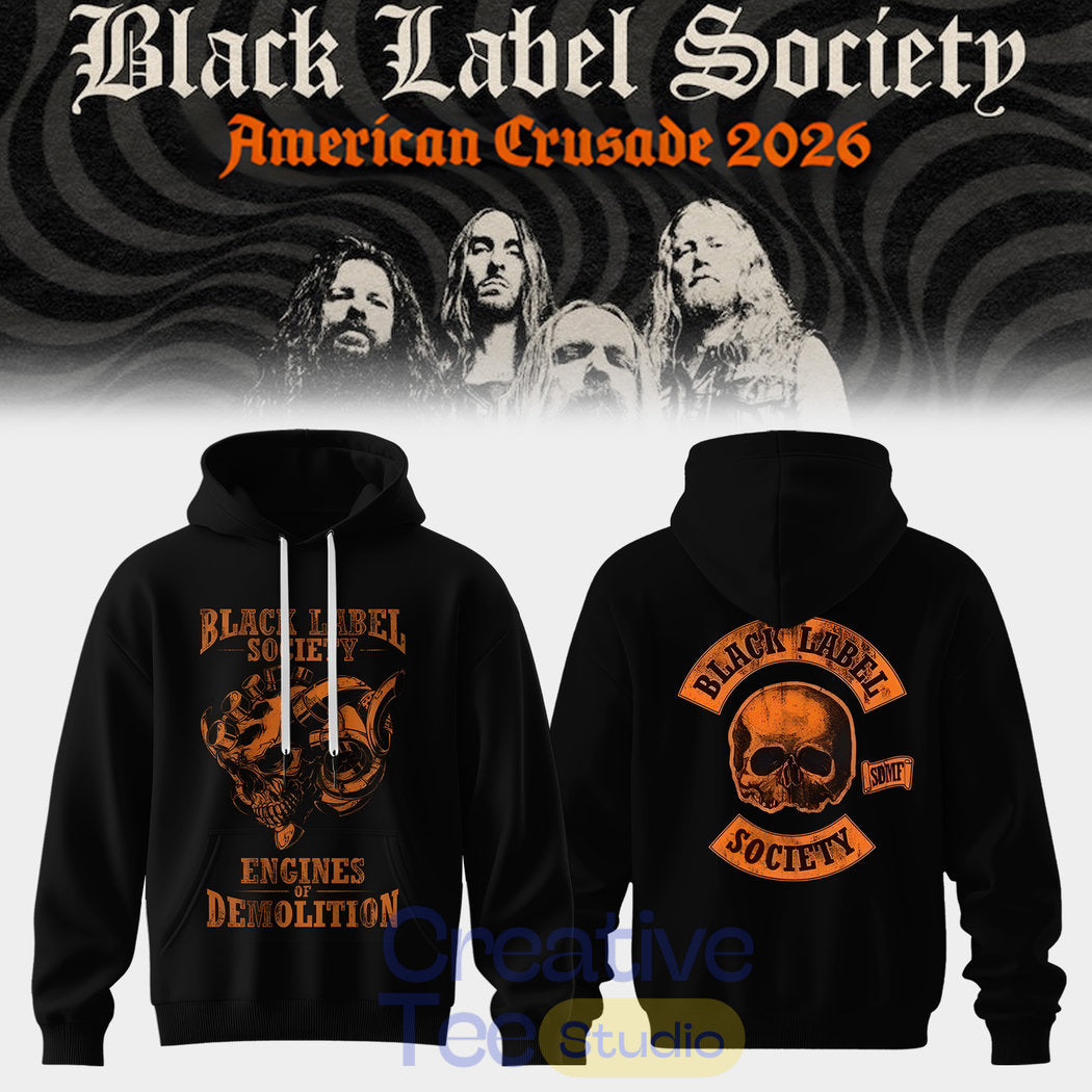 Black Label Society American Crusade Tour 2026 Hoodie