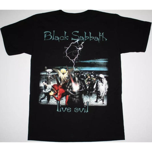 Black Sabbath - Live Evil Tour T-shirt, Unisex Cotton Tee All Size S to 5XL