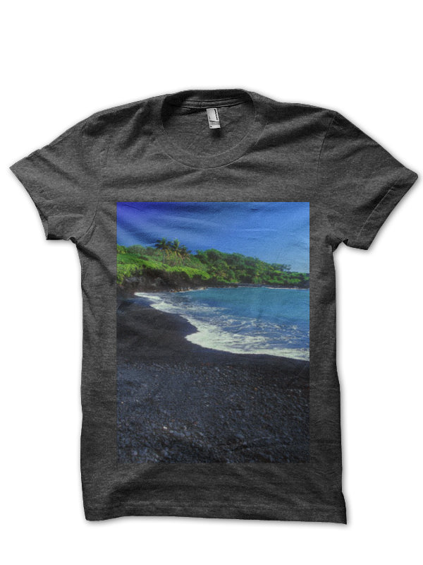 Black Sand Beach T-Shirt Style002 Hoodie, Sweatshirt | CoreVibeTees.com
