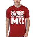Underestimate Me Red T-Shirt Hoodie, Sweatshirt | CoreVibeTees.com