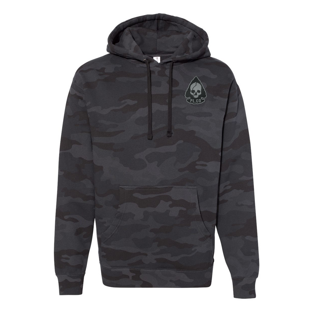 Camo Arrowhead Embroidered Hoodie T-Shirts, Sweatshirt | CoreVibeTees.com (Image 2)