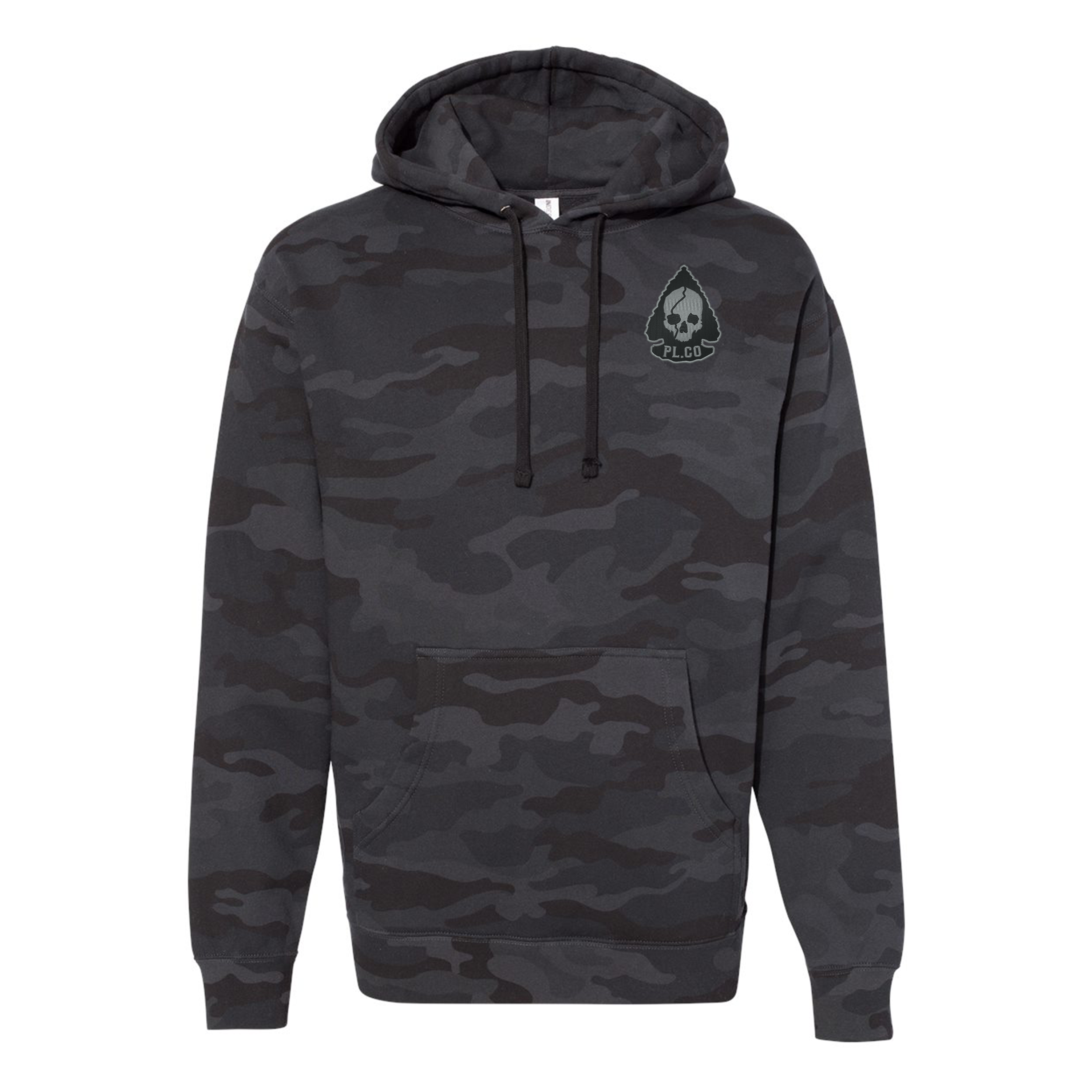 Camo Arrowhead Embroidered Hoodie T-Shirts, Sweatshirt | CoreVibeTees.com (Image 2)
