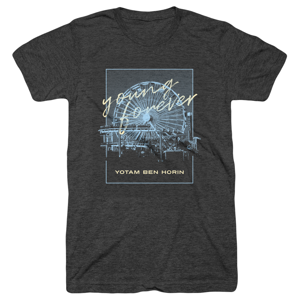 Young Forever Ferris Wheel Tri-Black T-Shirt Hoodie, Sweatshirt | CoreVibeTees.com (Image 1)