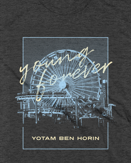 Young Forever Ferris Wheel Tri-Black T-Shirt Hoodie, Sweatshirt | CoreVibeTees.com (Image 2)
