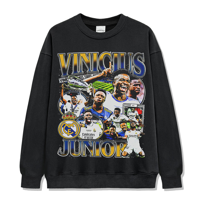 Vinicius Junior Sweatshirt T-Shirts, Hoodie | CoreVibeTees.com (Image 1)