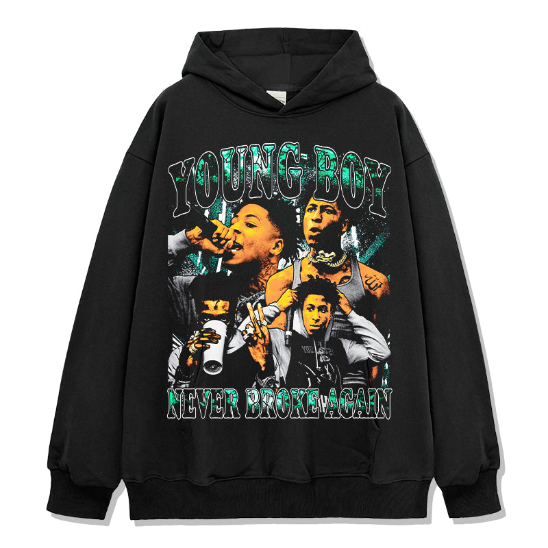 Never Broke Again By YoungBoy Hoodie T-Shirts, Sweatshirt | CoreVibeTees.com (Image 1)