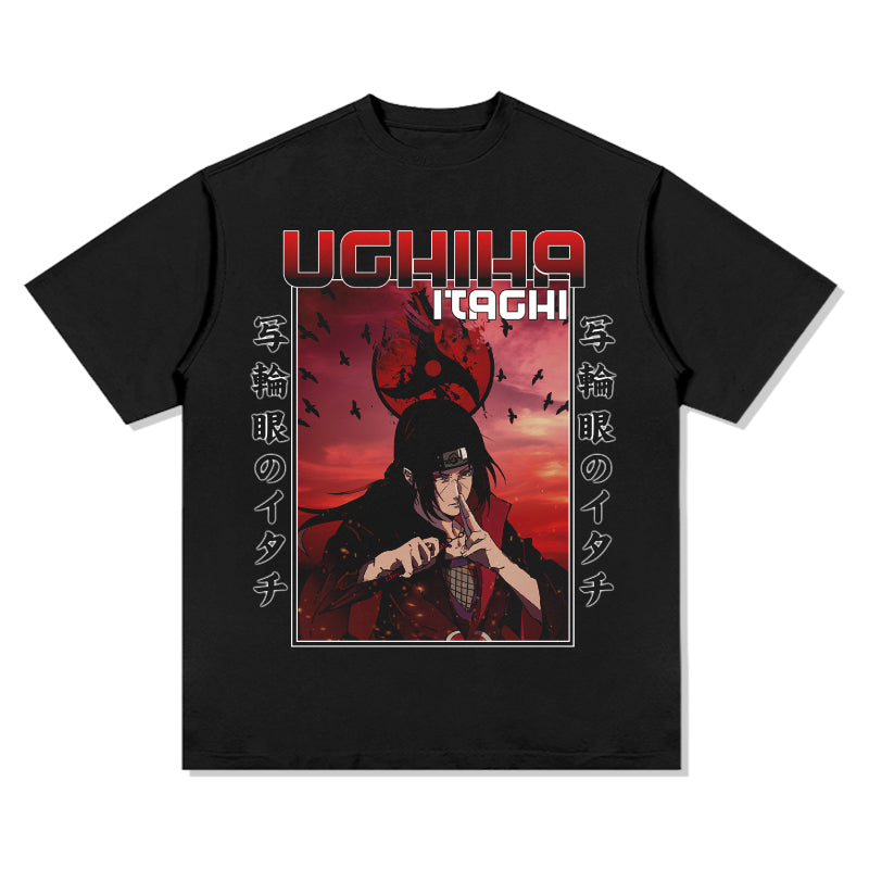 Uchiha Itach Narto "Anime" TEE Hoodie, Sweatshirt | CoreVibeTees.com (Image 1)