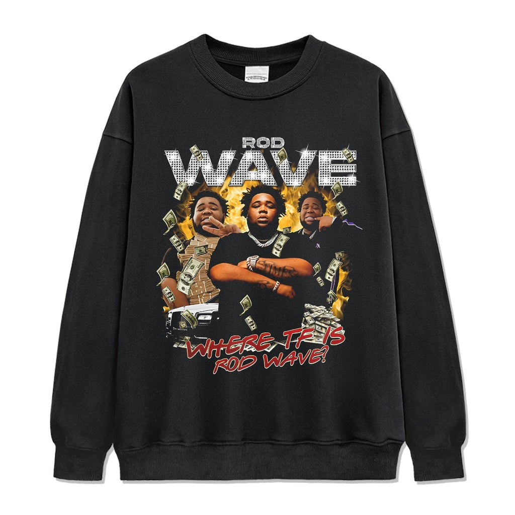 Rod Wave Sweatshirt Style001 T-Shirts, Hoodie | CoreVibeTees.com (Image 1)