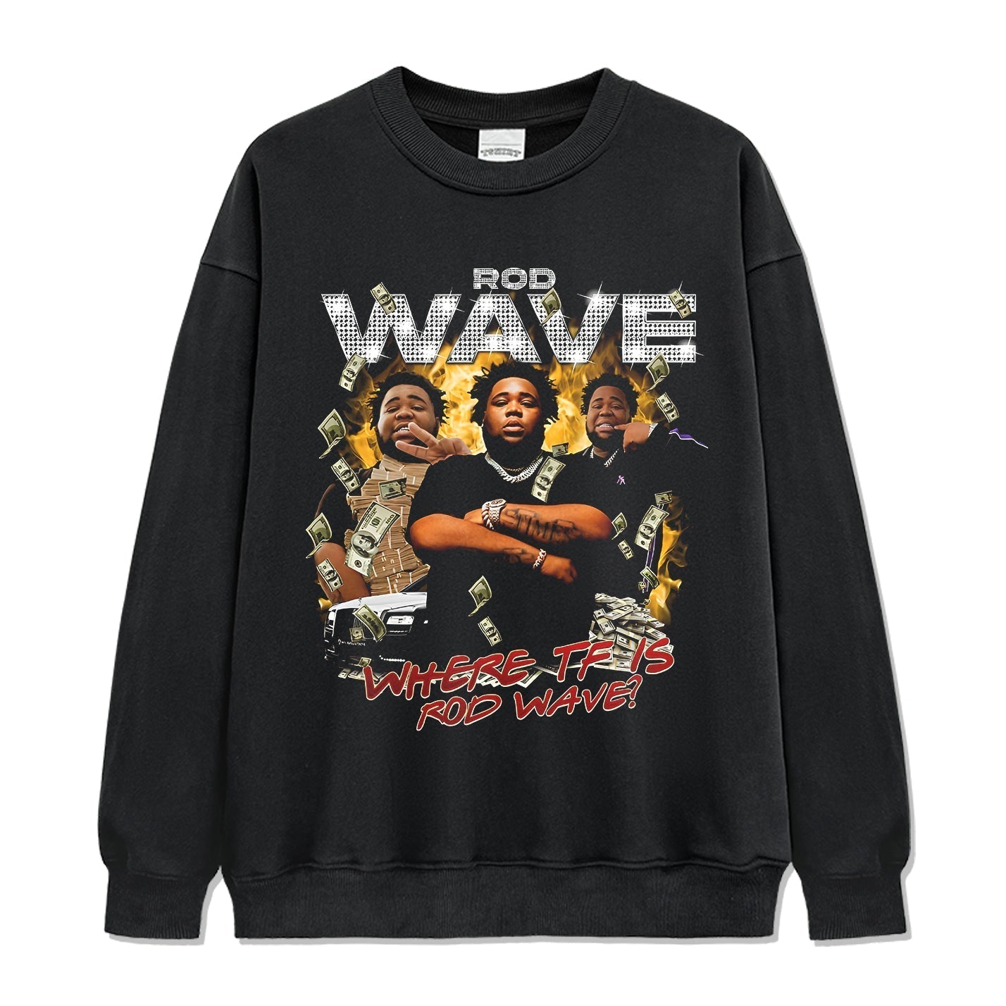 Rod Wave Sweatshirt Style001 T-Shirts, Hoodie | CoreVibeTees.com (Image 1)