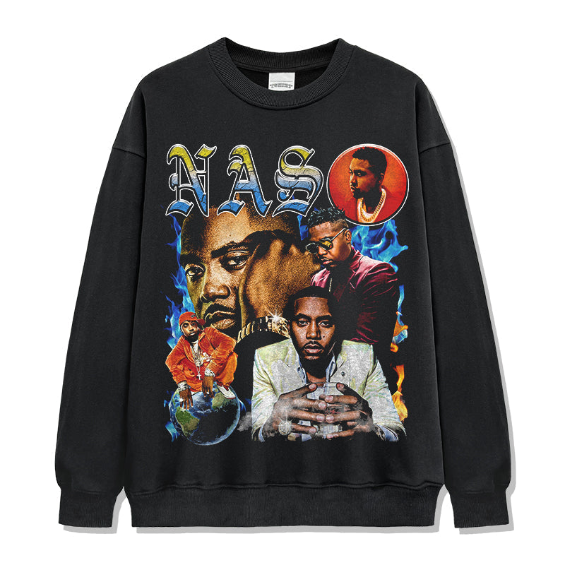 Nas Sweatshirt Style001 T-Shirts, Hoodie | CoreVibeTees.com (Image 1)