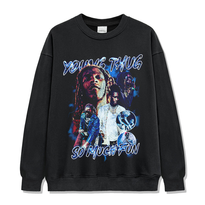 Young Thug Sweatshirt Style004 T-Shirts, Hoodie | CoreVibeTees.com (Image 1)