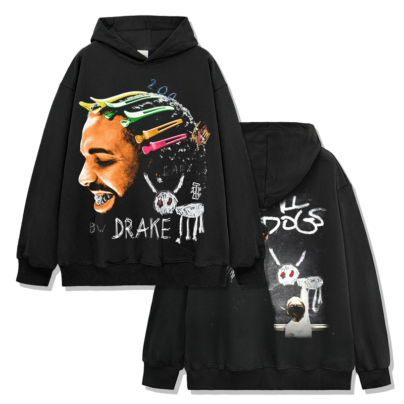 For All the Dogs By Drake HOODIE Style002 T-Shirts, Sweatshirt | CoreVibeTees.com (Image 1)