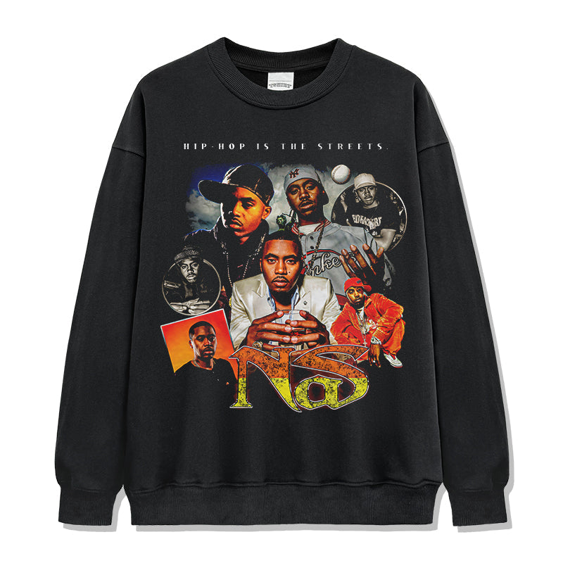 Nas Sweatshirt T-Shirts, Hoodie | CoreVibeTees.com (Image 1)