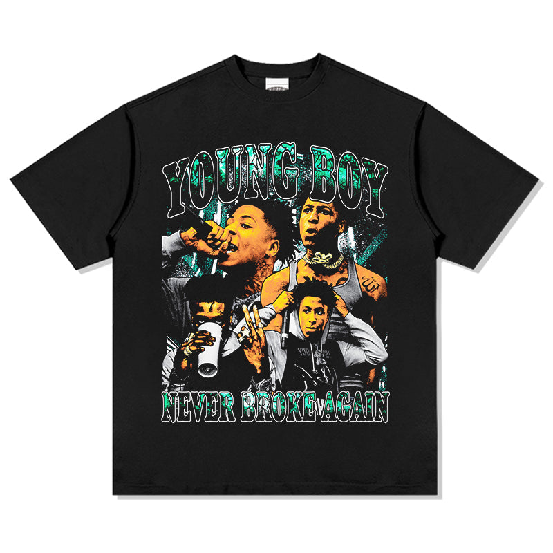 Never Broke Again By YoungBoy TEE Hoodie, Sweatshirt | CoreVibeTees.com (Image 1)