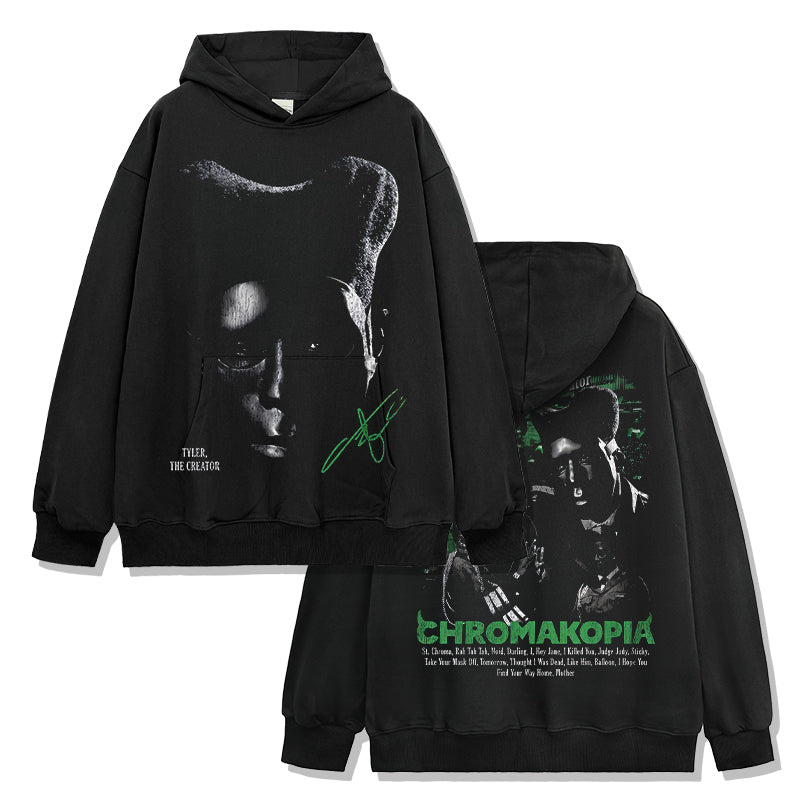 TYLER, THE CREATOR CHROMAKOPIA â€œIYGLâ€ VINTAGE HOODIE T-Shirts, Sweatshirt | CoreVibeTees.com (Image 1)