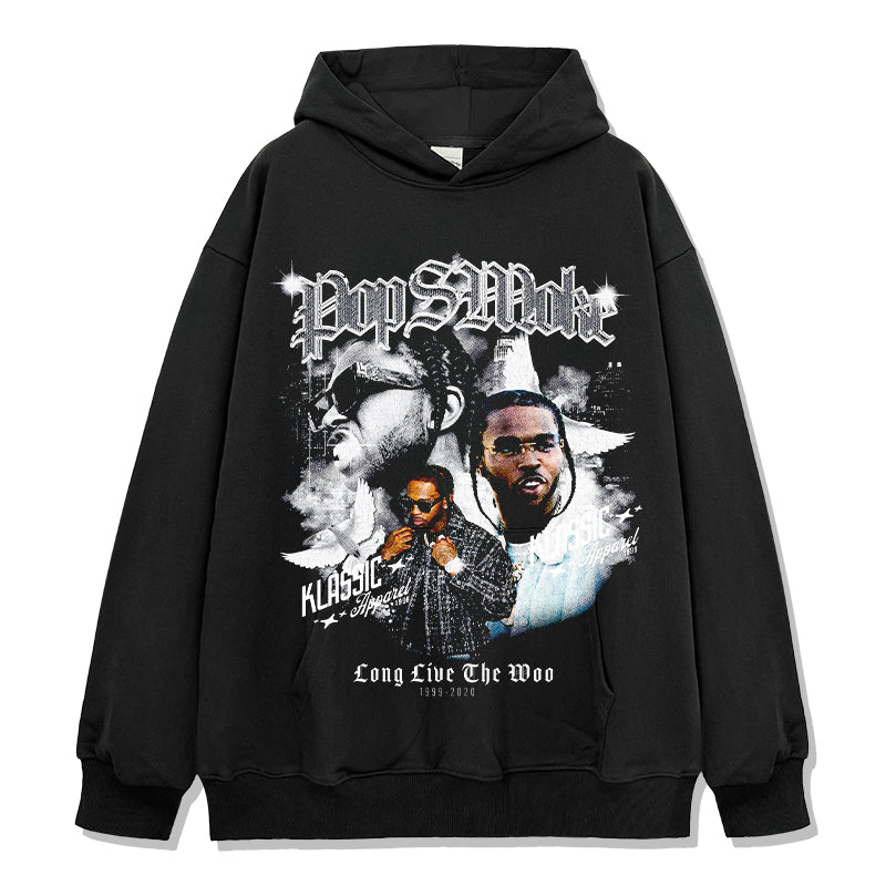 long live the woo By Pop Smoke HOODIE T-Shirts, Sweatshirt | CoreVibeTees.com (Image 1)