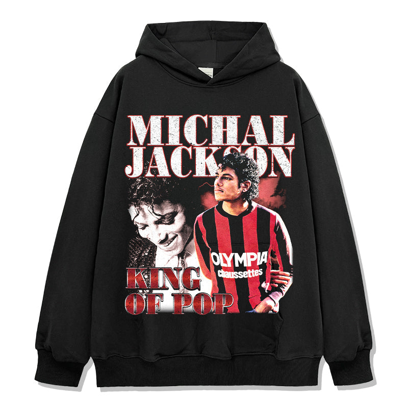 King Of Pop By Michael Jackson Hoodie T-Shirts, Sweatshirt | CoreVibeTees.com (Image 1)