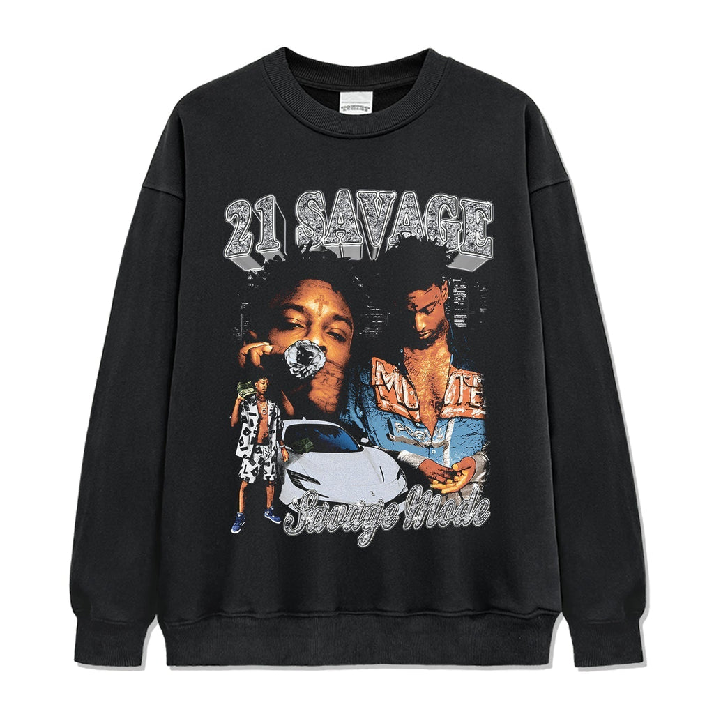 Sausage Made By 21 Savage Sweatshirt T-Shirts, Hoodie | CoreVibeTees.com (Image 1)