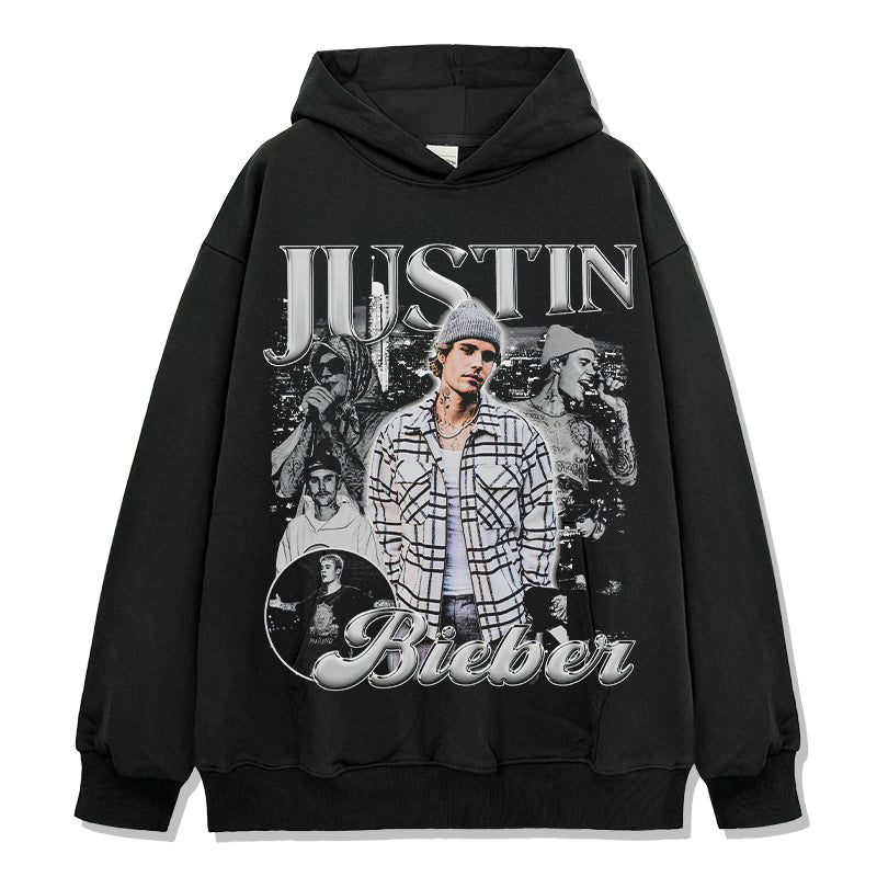 Justin Bieber Hoodie T-Shirts, Sweatshirt | CoreVibeTees.com (Image 1)
