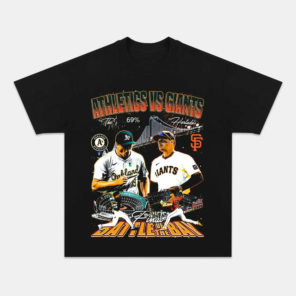 SF Giants Vs Oakland Athletics TEE Hoodie, Sweatshirt | CoreVibeTees.com (Image 1)