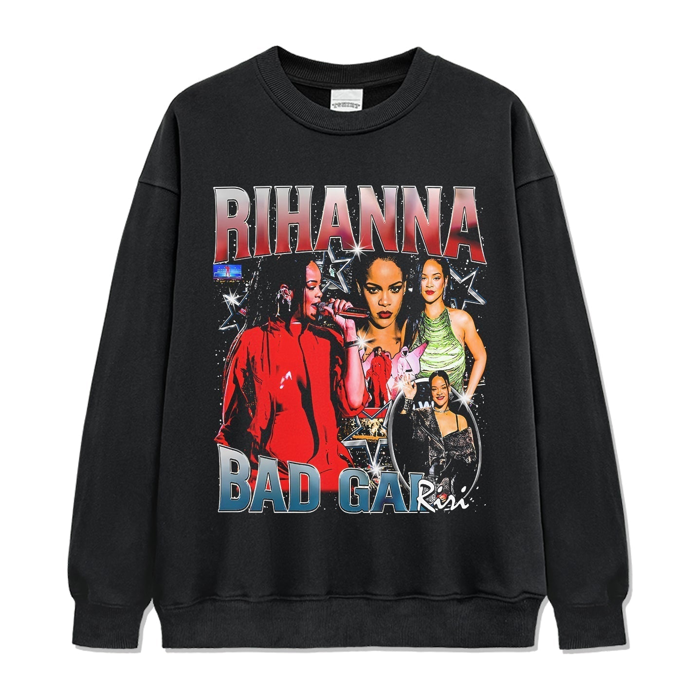 Bad Girl By Rihanna Sweatshirt T-Shirts, Hoodie | CoreVibeTees.com (Image 1)