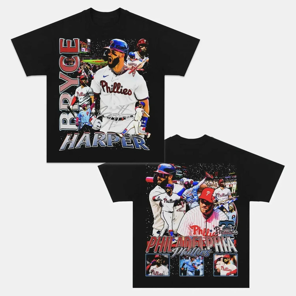 Bryce Harper Back Design TEE Hoodie, Sweatshirt | CoreVibeTees.com (Image 1)