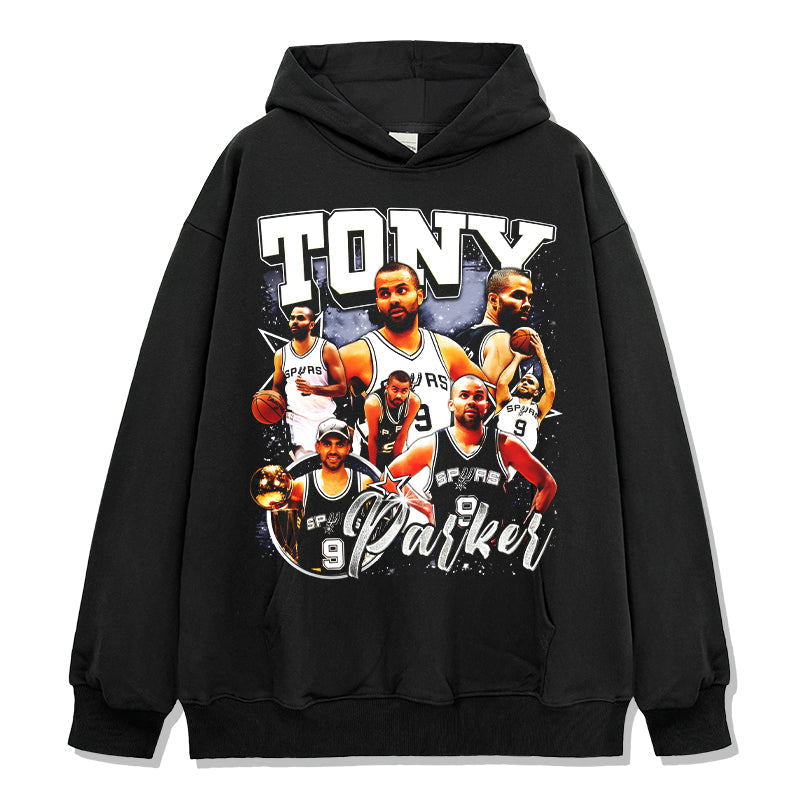 Tony Parker HOODIE NBA T-Shirts, Sweatshirt | CoreVibeTees.com (Image 1)