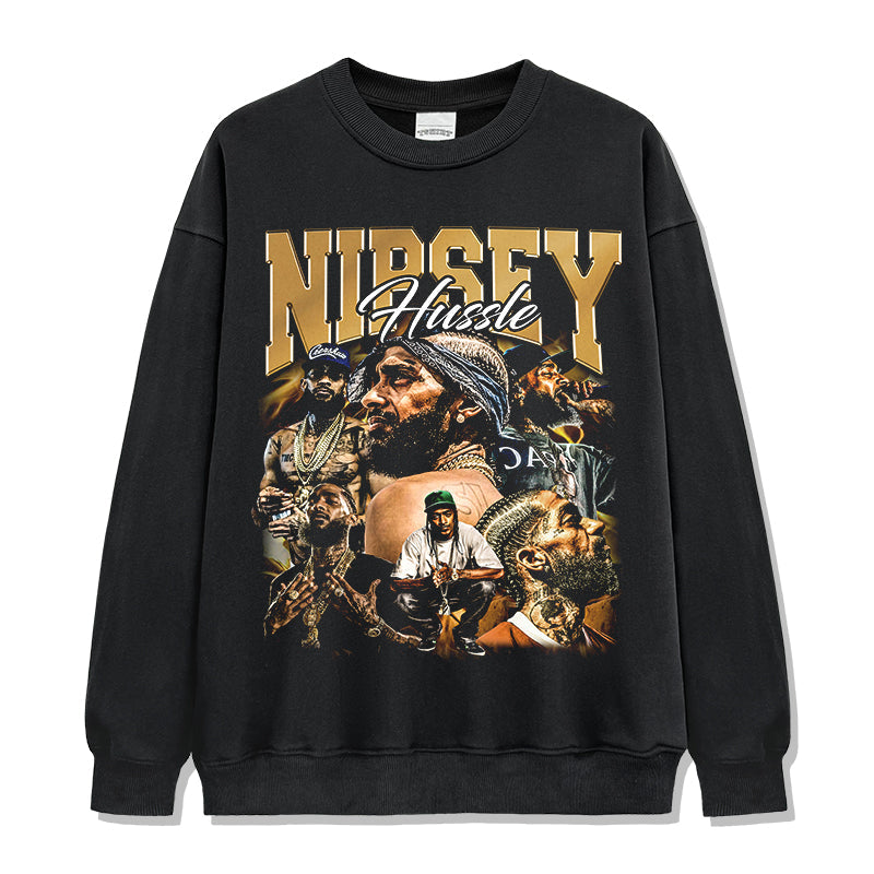Nipsey Hussle Sweatshirt Style002 T-Shirts, Hoodie | CoreVibeTees.com (Image 1)