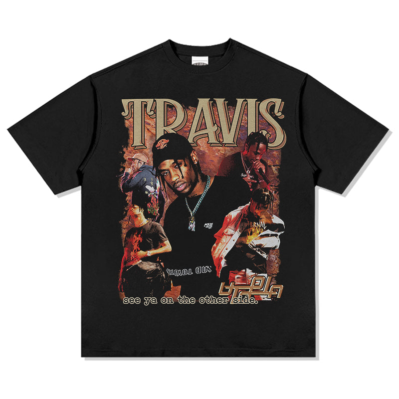 See ya on the other side By Travis Scott TEE Hoodie, Sweatshirt | CoreVibeTees.com (Image 1)
