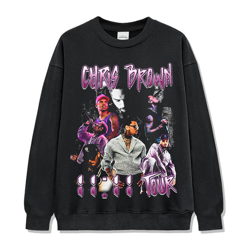 11:11 TOUR By chris brown Sweatshirt T-Shirts, Hoodie | CoreVibeTees.com (Image 1)