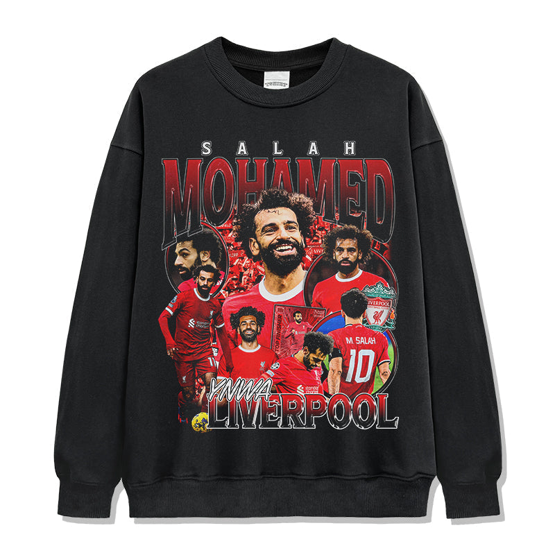 Ynwa Liverpool By Mohamed Salah Sweatshirt T-Shirts, Hoodie | CoreVibeTees.com (Image 1)